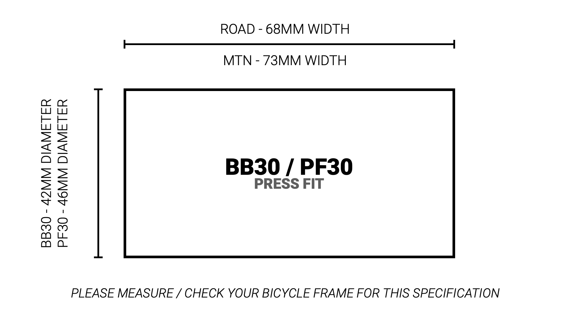 BB30.PF30 FRAME SPEC